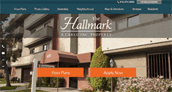 Desktop Screenshot of hallmarkapartmentliving.com
